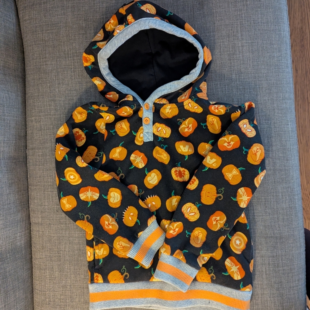 Marvel Disneyland Kids Pumpkin Hoodie Sweatshirt